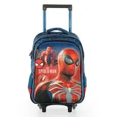 Mochila Com Rodas Escolar Xeryus 17 Spider Man 14960 Azul - Infantil