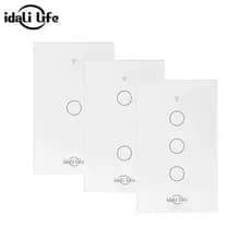 Interruptor Inteligente WiFi  1/2/3 Touch Switch Trabalho Com Alexa Google Home IDALI LIFE