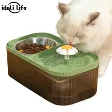 Fonte Bebedouro e Comedouro Para Gatos E Cães Automático Little 3 Litro IDALI LIFE