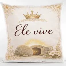 Kit Capas de Almofada Páscoa Decorativa para Sala e Quarto