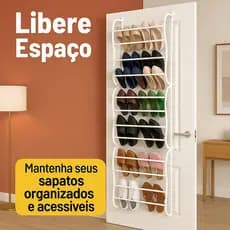 Sapateira Organizador Sapatos Vertical Porta Capacidade 36 Pares  Armazenamento Compacto