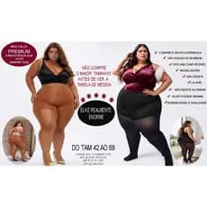 Meia Calça QUE NÃO DESFIA,plus size,toda em poliamida e lycra,lavavel,veste ate250kg do tam 46 ao 68