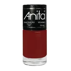 Esmalte Anitta Fascinação Vermelho Vinho Alta Cobertura