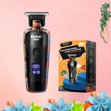 Máquina de Cabelo e Barba Elétrica Kemei Max 5090 - Precisão e Versatilidade Máquina de Acabamento Kemei Profissional