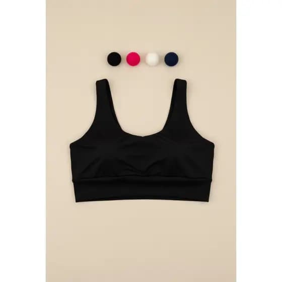 Top Cropped Fitness Sem Bojo Cós Largo Treino Casual Academia Multiuso