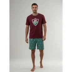 Pijama Fluminense Masculino em Malha Verão