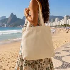 Bolsa Sacola Ecobag 40x44 Estampada ou Lisa Praia Piscina Multiuso Verão