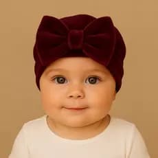 Boina Bebê Infantil Plush Touca Inverno Boné Meninas RN a 2 anos