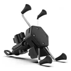 Suporte Celular Moto e Bicicleta Com Carregador Universal Usb Garra X