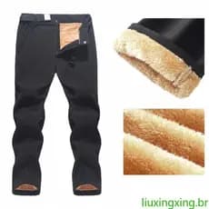 6XL Homens Mulheres Inverno Calças Solid Fleece Quente e Grosso Esqui Caminhadas Calças Impermeável Sports Wind Camp Out