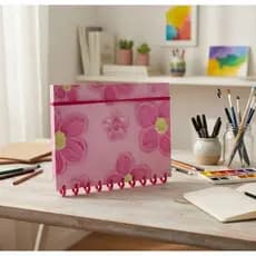 Caderno De Discos Inteligente Grande Fichário Basic 80 F - Escolar - Material -