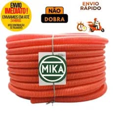Conduíte Corrugado Laranja 100mts - Eletroduto 3/4 com 100 metros, 25mm(DN)