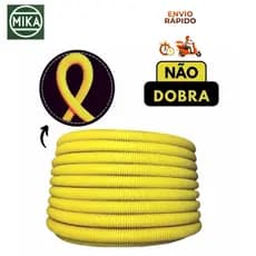 ELETRODUTO CORRUGADO "CONDUITE REFORÇADO" AMARELO 3/4’’ 100 METROS