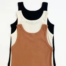 Kit 3 Regata Feminina Canelada Ribana Premium Básica Blusa