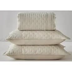 Kit Colcha Ultrassônica com Renda Bett Design King 3 peças Percal de Microfibra Toque Aveludado