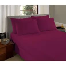 Lençol de Cama Queen Avulso Liso com elástico Sul Brasil Malha 100% algodão Cores Sortidas