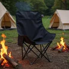 Cadeira Para Camping Dobrável Sortida Prática Leve Resistente Portátil