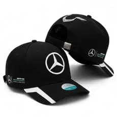 Boné Mercedes Benz Aba Curva Masculino Ajustável  Snapback Varias Cores