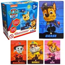 Kit 6/12/18/24 Lembrancinha Patrulha Canina Quebra Cabeça Patrulha