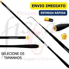 Vara De Pesca Telescópica 100% Carbono Ultra Leve Super Flexível Ação Lenta Leve