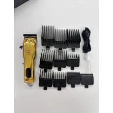 Máquina de Cortar Cabelo Profissional NEW’ION NCP-008 Sem Fio Recarregável LCD 10 Pentes Guia USB Bivolt