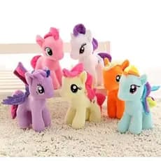 Pelúcia My Little Pony 30cm – Brinquedo Fofo e Colorido para Crianças