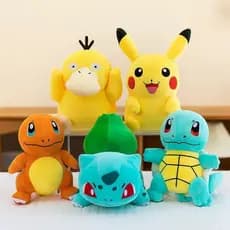Pelúcia Pokémon Charmander 30cm ou 45cm – Boneco Fofo, Macio e Antialérgico