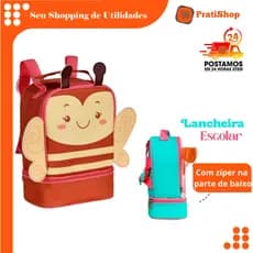Lancheira Térmica Infantil com Alça Bichinhos