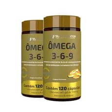 2X ÔMEGA 3 6 9 PEIXE+BORRAGEM+LINHAÇA 120CAPS