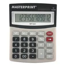 Calculadora 12 Dígitos MP-1061 Solar e Pilha Teclas Macias Calculadora de Mesa Escritório