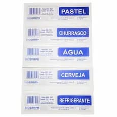 Ficha para Controle/Consumo - Festa Junina/Quermesse/Eventos - Sidgraph de 100 a 1000 Fichas
