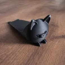 Trava de Porta Gatinho Decorativo Batente Aparador Peso Cunha Calço Porta Casa Prendedor Moderna