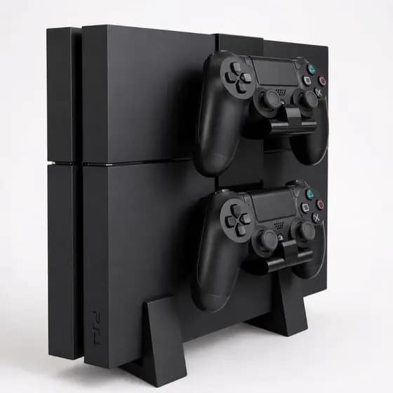 Suporte Vertical PS4 e Controle FAT SLIM Base Estável Console Playstation 4 Organização Gamer Play4