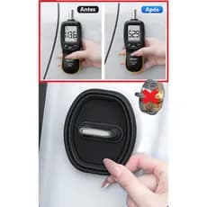 Kit de 4 peças Amortecedor de Fechadura Borracha Protetor Porta Do Carro Batente Anti Impacto Colisão Veicular Universal