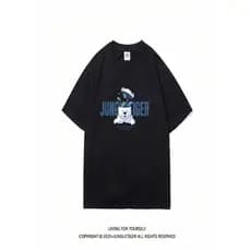 Camiseta Urso Unissex Algodão oliéster Masculina 30.1 Estampada lmprimir peruano Básica Original  %  coelho