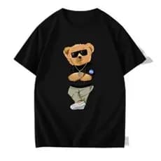 Camiseta Urso Unissex Algodão oliéster Masculina 30.1 Estampada lmprimir peruano Básica Original  %  coelho
