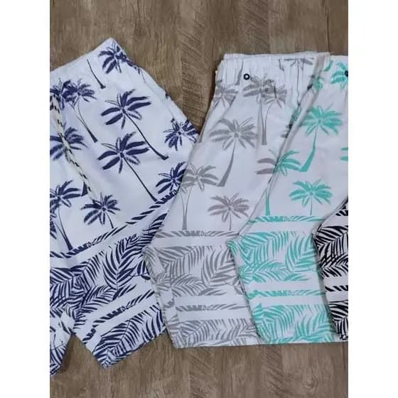Short Tactel Grosso Masculino Mauricinho Adulto Surf Praia Piscina Secagem Rápida Academia Bermuda Verão