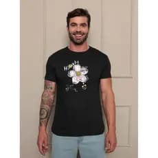 Camiseta flor fabrica Streetwear Camisa Masculina Unissex Flor 100% Algodão Blusa Masculina  Lindo-COSPLAY/Trajes  Festa