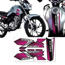 Adesivo Honda CG Fan 160 Anos 2020/2021 Kit Adesivo Por Cima Do Original
