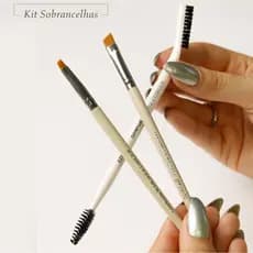 KIT PINCEL SOBRANCELHA MICHELLY PALMA KIT DE PINCEL 03 UN