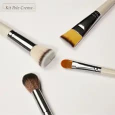 KIT PINCEL COM 04 PINCÉIS PELE CREME KIT MICHELLY PALMA