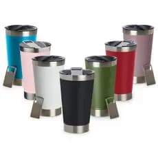 Copo Térmico 500ml com Tampa e Abridor Várias Cores