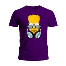 Camiseta Desenho Os Simpsons Bart Simpson Camisa 100% Algodão