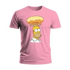 Camiseta Homer Desenho Os Simpson Camisa 100% Algodão Masculino