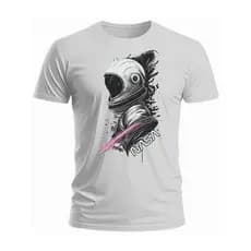 Camiseta Masculina Desenho Astronauta Personalizada Camisa 100% Algodão