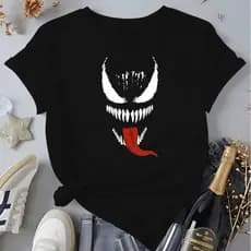 Camiseta Femenina Filme Venom Blusa 100%Algodão