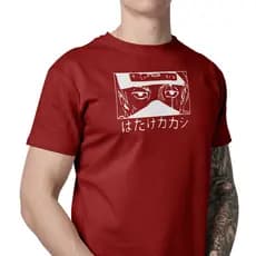 Camiseta Personalizada Kakashi Anime Naruto O Ninja Que Copia 100% Algodão Unissex