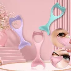 Novidade 2 Protetor De Silicone Para Aplicação de Mascara de Cílios Delineador e Sombra nos Cílios  Inferiores Dos Olhos