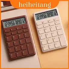 Calculadora Elegante Simples De Bolso Para Tarefas De Finanças E Contábeis Com Botão De Bateria Elétrica