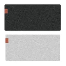 Mousepad Essential Office, Feltro 90x40cm, Porta Copo, Antiderrapante, Bordas Costuradas, MPEXL, ELG